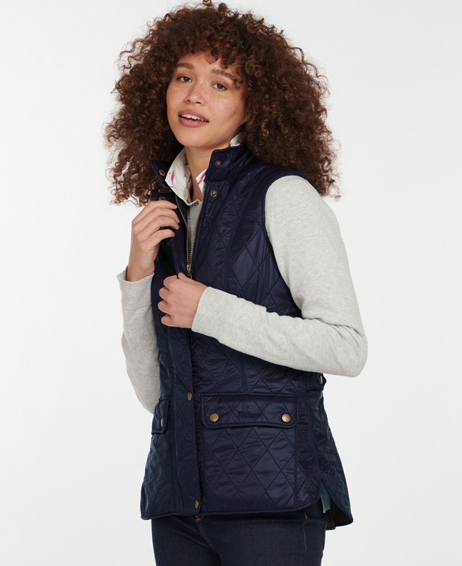 Barbour Weste Wray Women\'s Vest Blue | KCVZ-47635