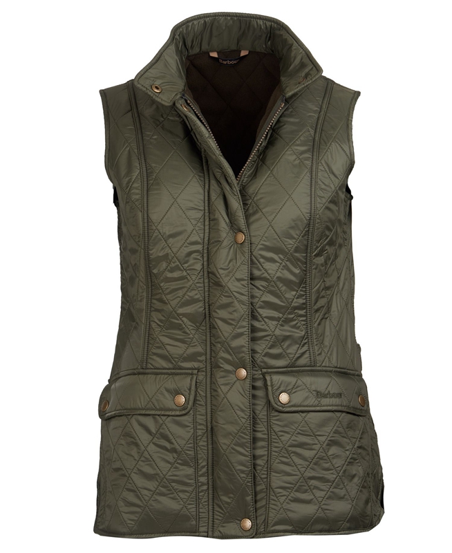 Barbour Weste Wray Women's Vest Green | AWUB-35219