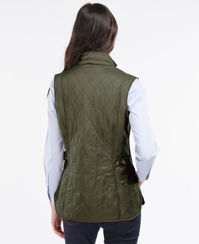 Barbour Weste Wray Women's Vest Green | AWUB-35219