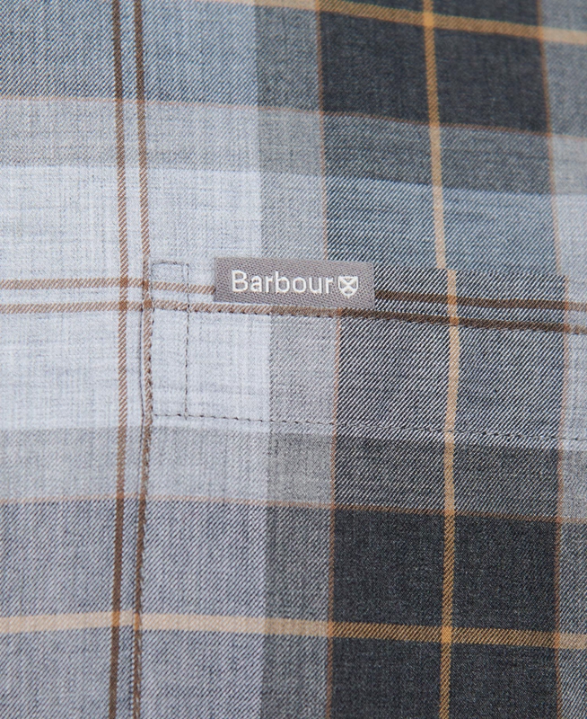 Barbour Wetheram Tailored Men's Shirts Grey | UYPW-73684