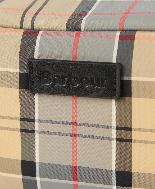 Barbour Wetherham Tartan Washbag Men's Bags Beige | JCOP-02975