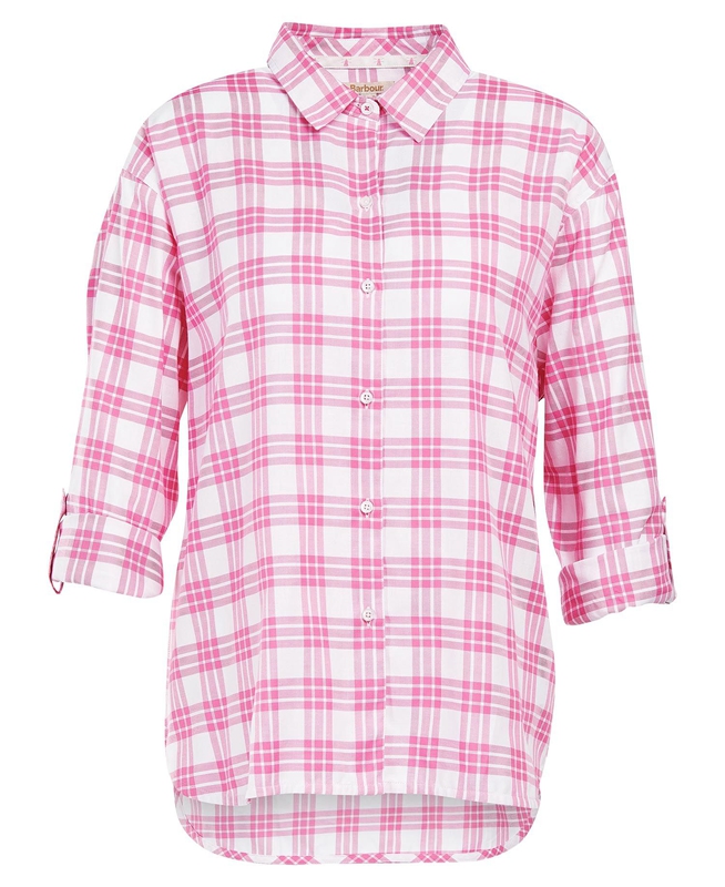 Barbour Willowherb Women's Shirts Pink | BVMH-36852