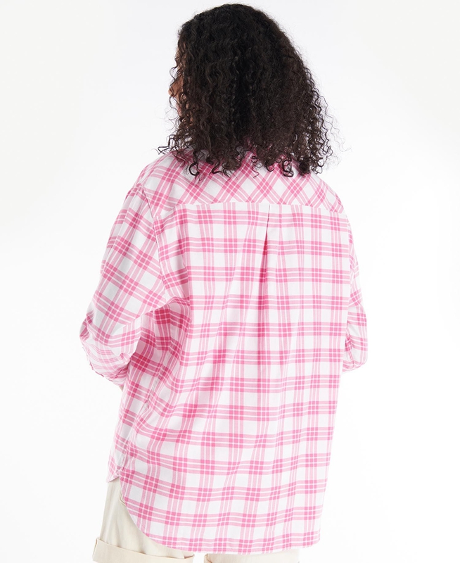 Barbour Willowherb Women's Shirts Pink | BVMH-36852