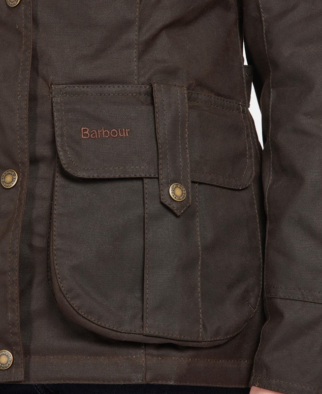 Barbour Winter Defence Women's Waxed Jackets Brown | ISNC-61240