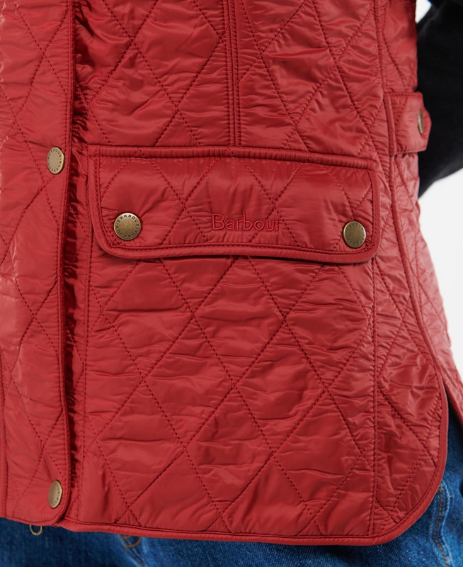 Barbour Wray Women's Vest Red | JIHS-82563