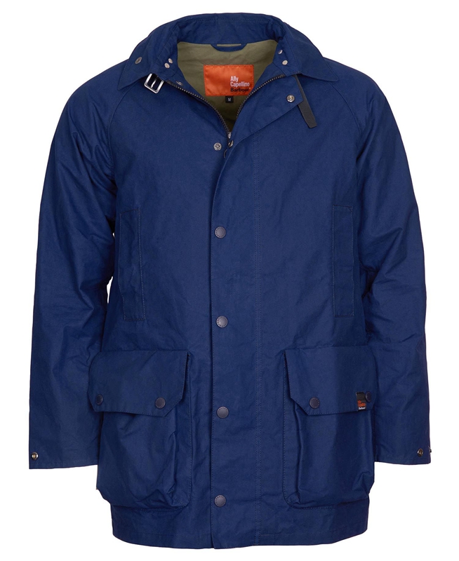 Barbour x Ally Capellino Back Men's Casual Jackets Navy | JSEB-41035