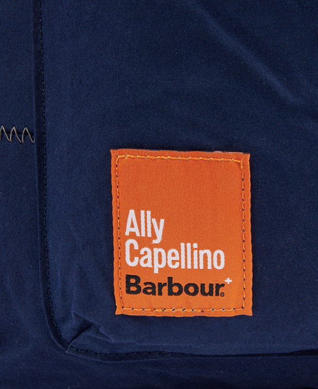 Barbour x Ally Capellino Ben Backpack Men's Bags Navy | MSQO-50781