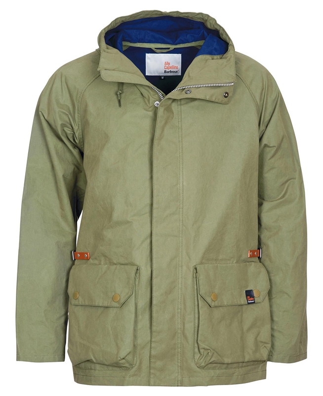 Barbour x Ally Capellino Ernest Men's Casual Jackets Olive | RZUT-15632