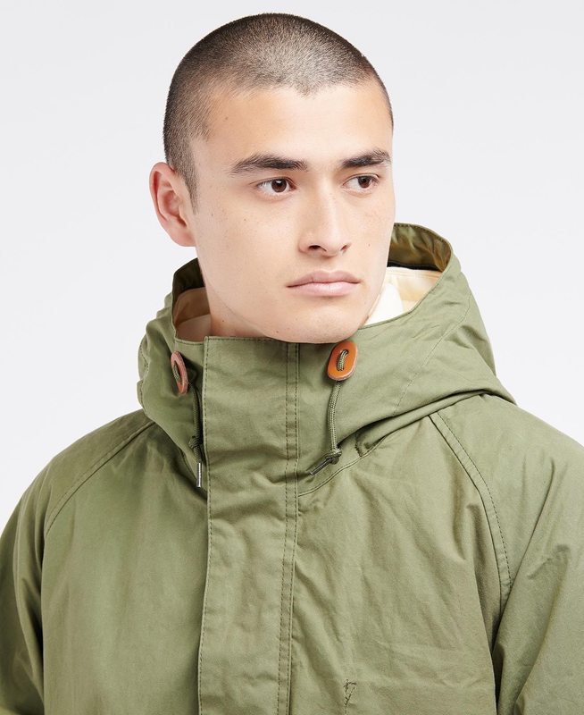 Barbour x Ally Capellino Ernest Men's Casual Jackets Olive | RZUT-15632