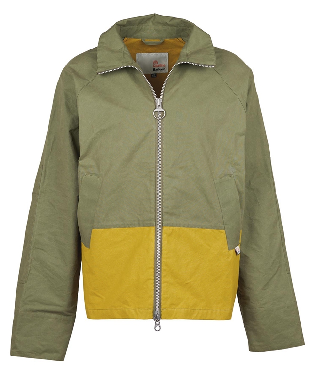 Barbour x Ally Capellino Hand Men's Casual Jackets Olive | YFPC-54162