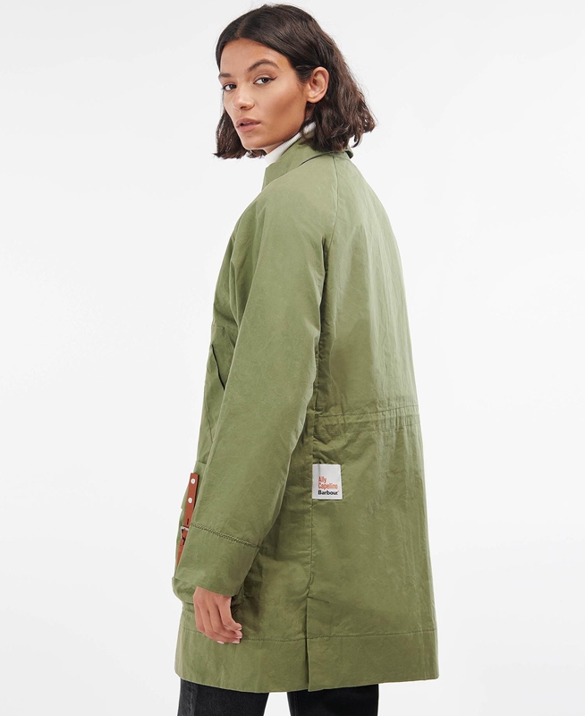 Barbour x Ally Capellino Step Women's Casual Jackets Green | EYNL-36419