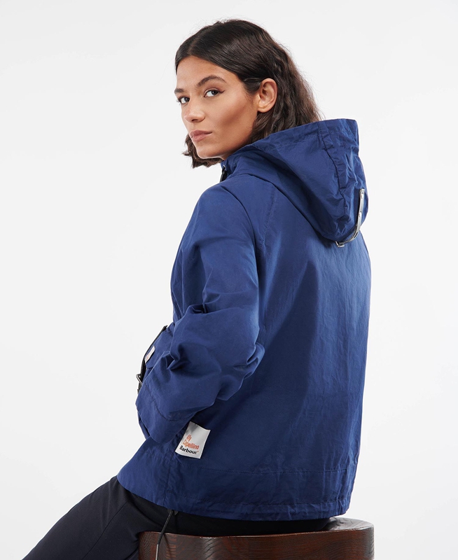 Barbour x Ally Capellino Tip Women's Casual Jackets Navy | RAVY-07396